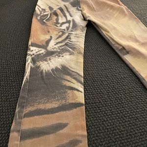 Bebe RARE TIGER IMAGE pants